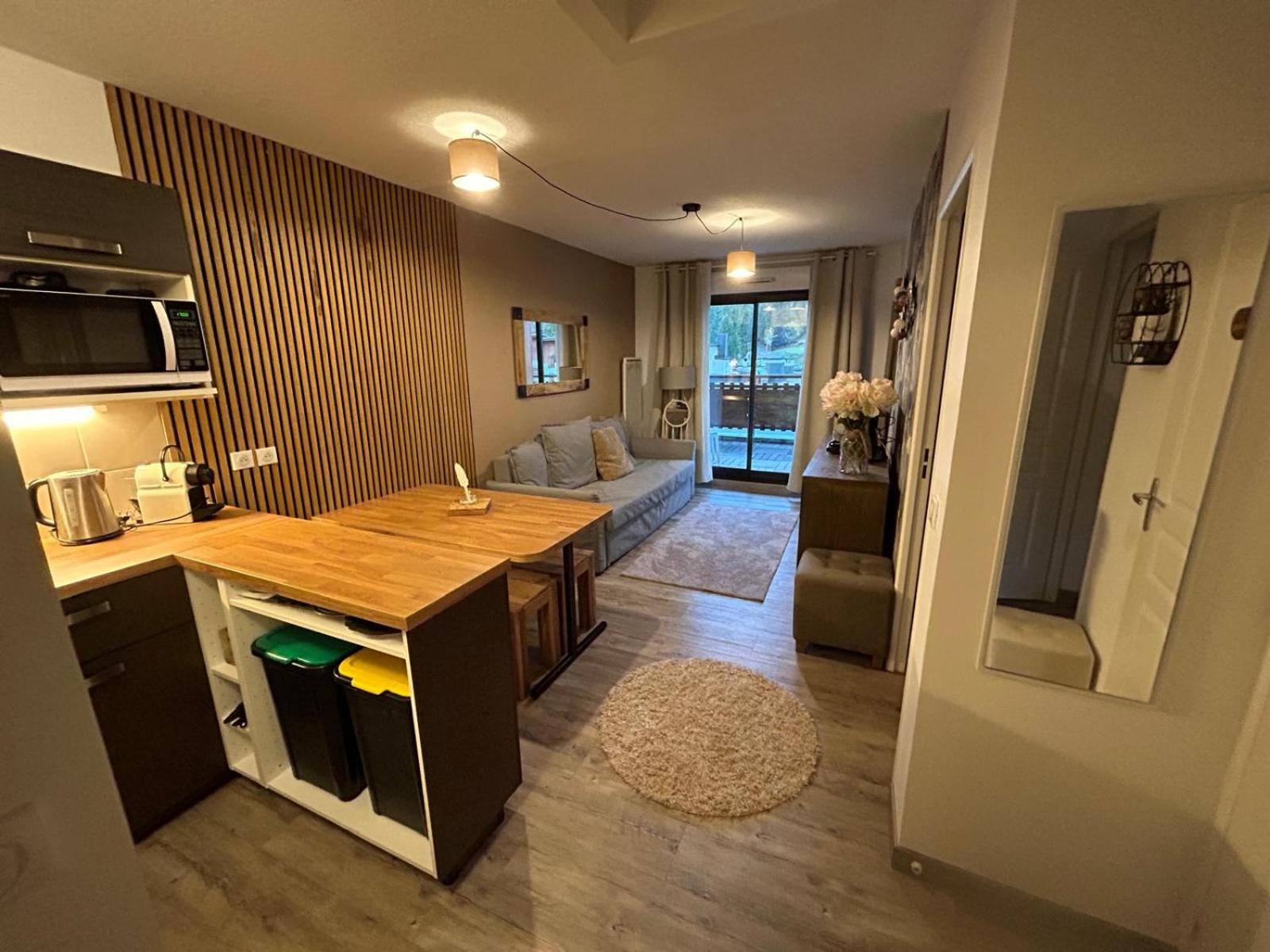 Superbe Appartement Avec Piscine Et Garage Péone 外观 照片